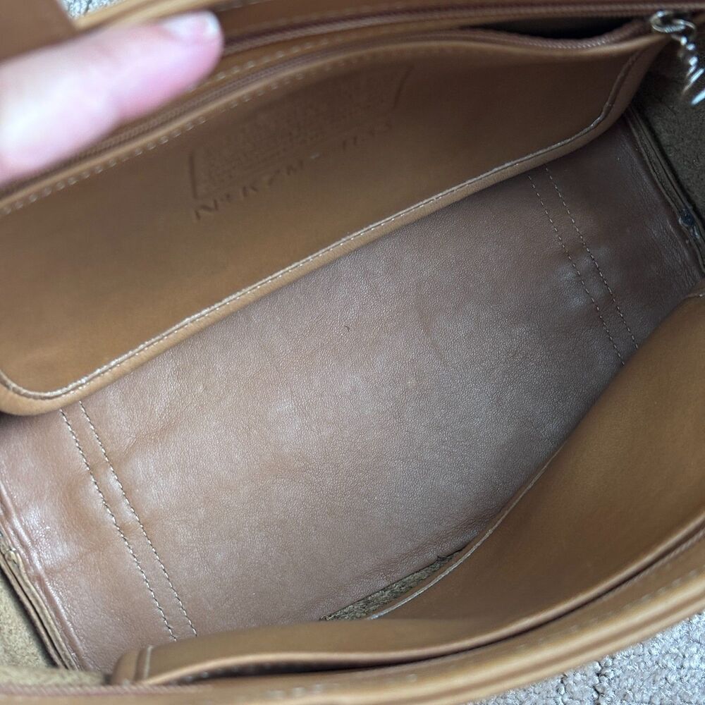 Coach Vintage Soho Waverly Tote Purse 4133 Tan Leather Classic 90s Mini Clean - Picture 10 of 14